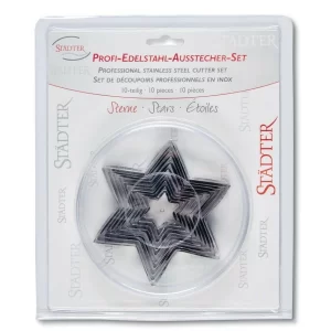 Städter Ausstechform Sterne 3–12 Cm Set, 10-teilig 6