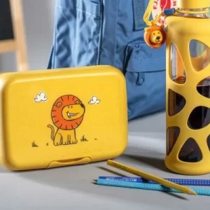 Leonardo Brotdose BAMBINI Gelb Löwe 9