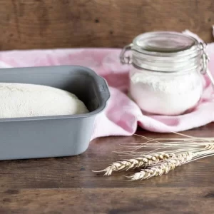 Städter We Love Baking Brotbackform 30 X 13 Cm / H 8 Cm Silber Emailliert 2.400 Ml 18