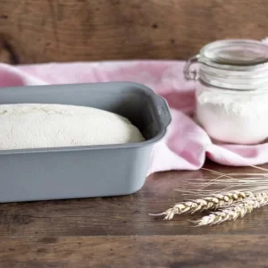 Städter We Love Baking Brotbackform 35 X 14,5 Cm / H 8,5 Cm Silber Emaill 3.000 Ml 12